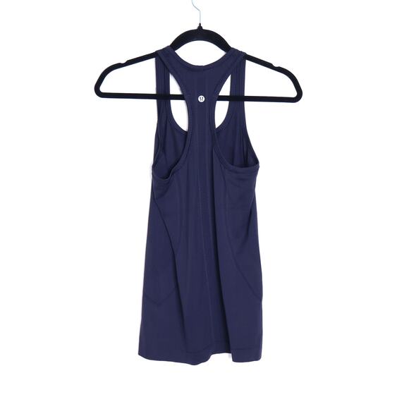 LULULEMON Swiftly Racerback Tank Midnight Navy Running Active Women's 4 - Picture 2 of 7